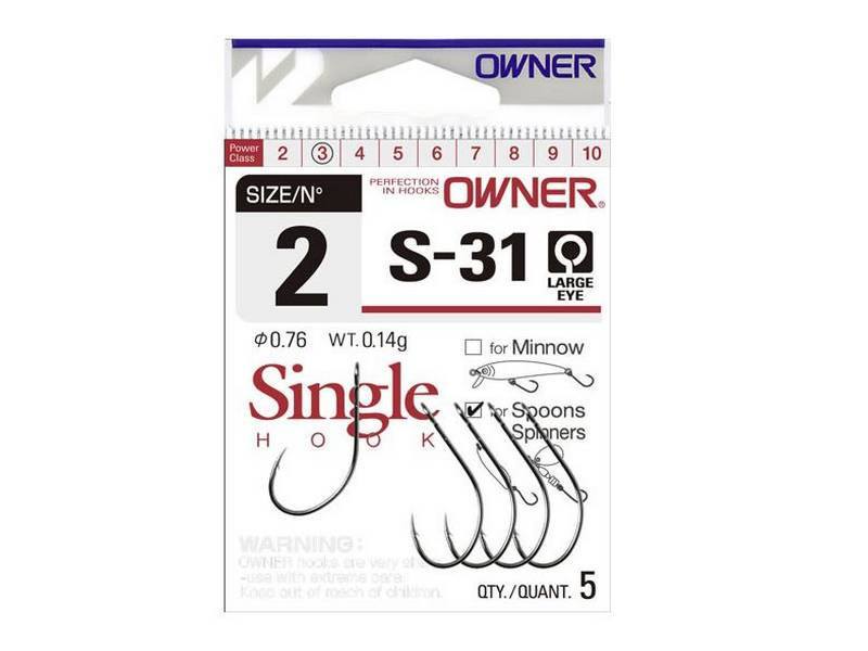 Owner S-31 Single hooks